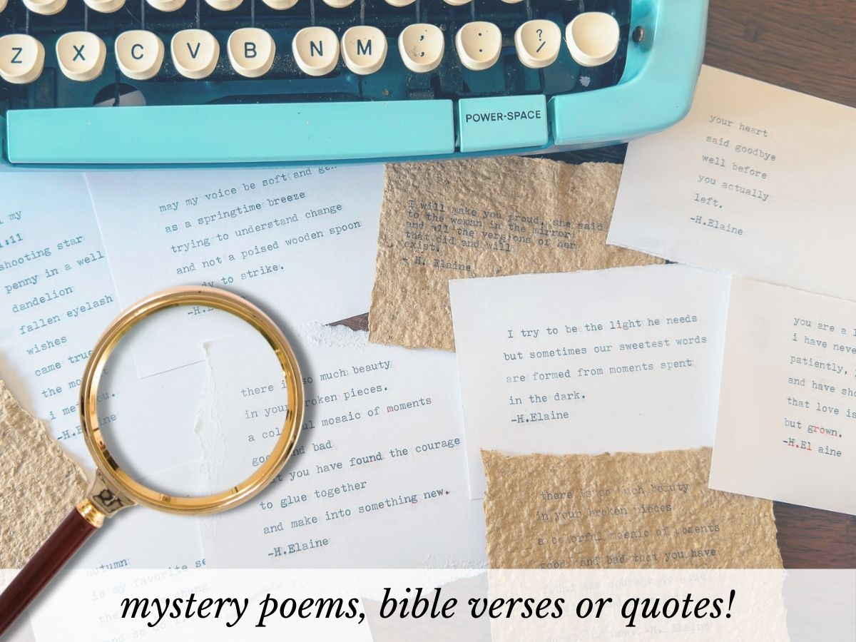 Mystery Messages! - Bible Verses, Inspirational Quotes and Poems