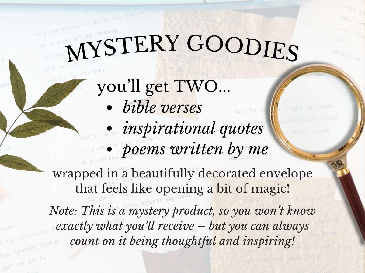 Mystery Messages! - Bible Verses, Inspirational Quotes and Poems