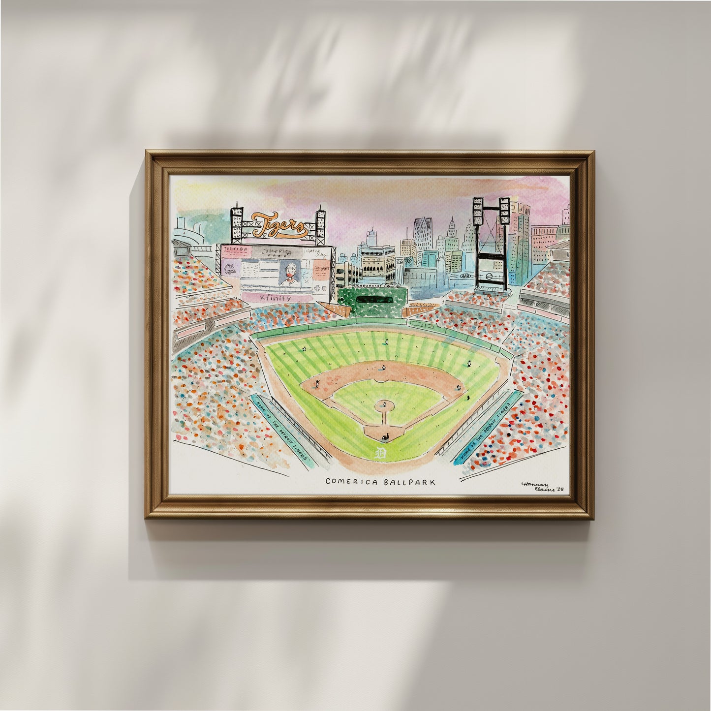 "Comerica Park" Fine Art Print