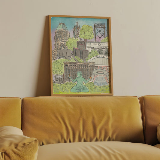 "Spirit of Detroit" Fine Art Print