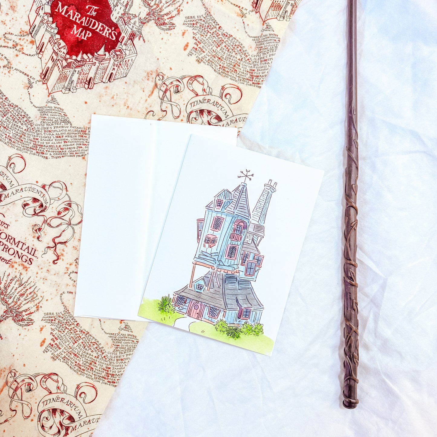"The Burrow" 5x7 BLANK Greeting Card / Fine Art Print