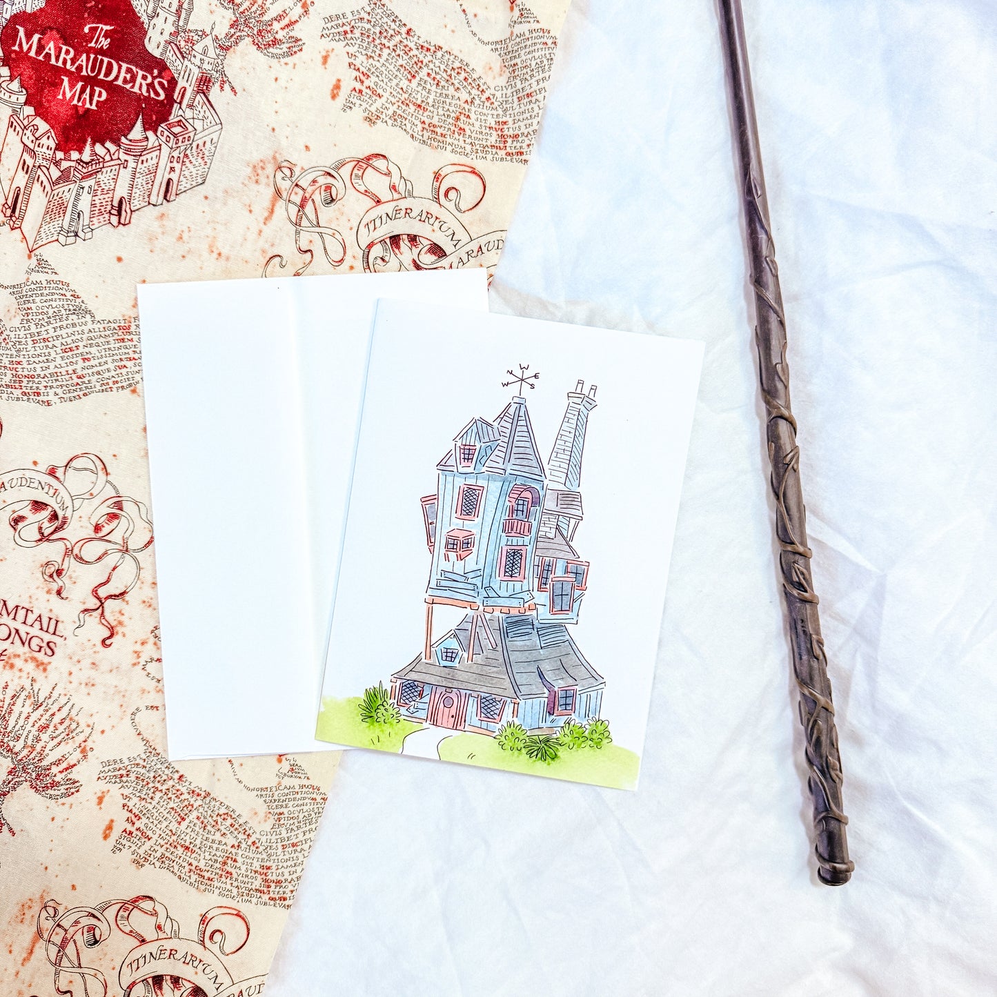 "The Burrow" 5x7 BLANK Greeting Card / Fine Art Print