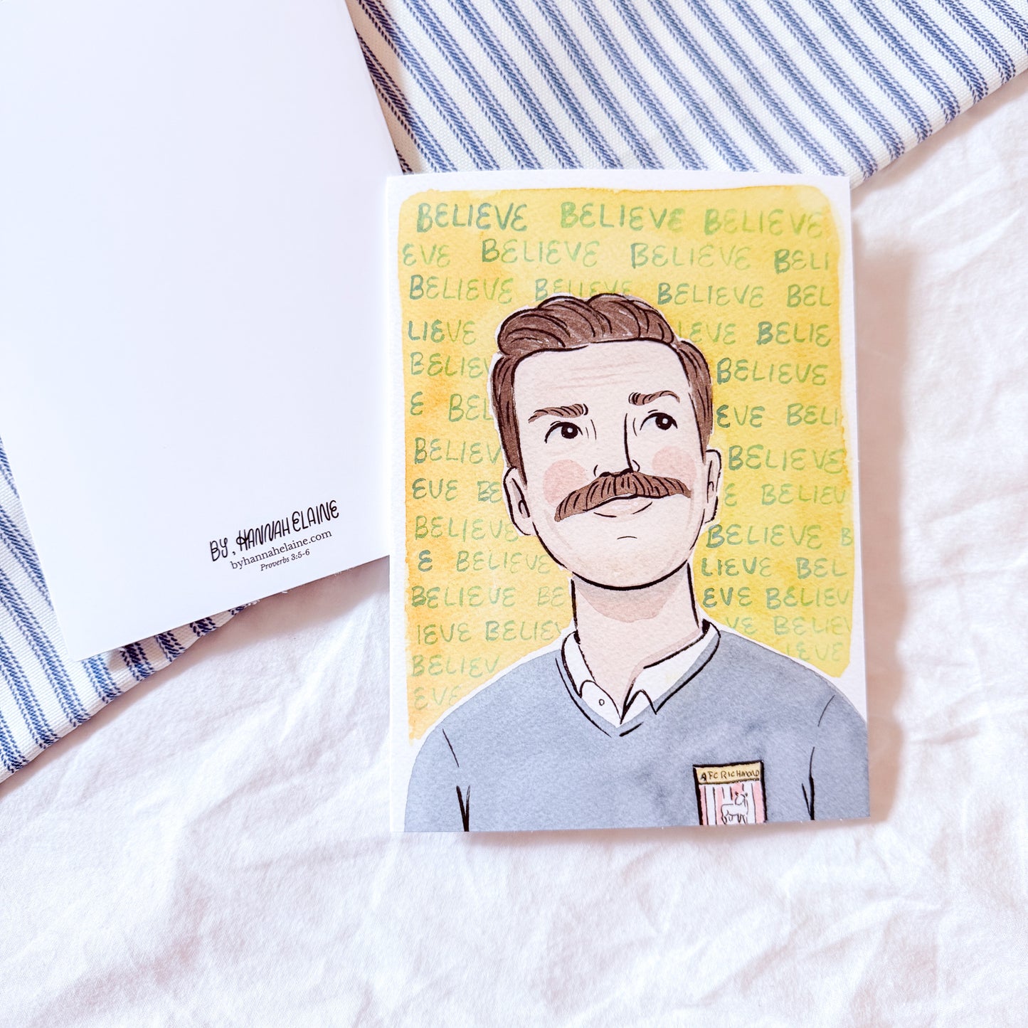"Believe" 5x7 BLANK Greeting Card / Fine Art Print
