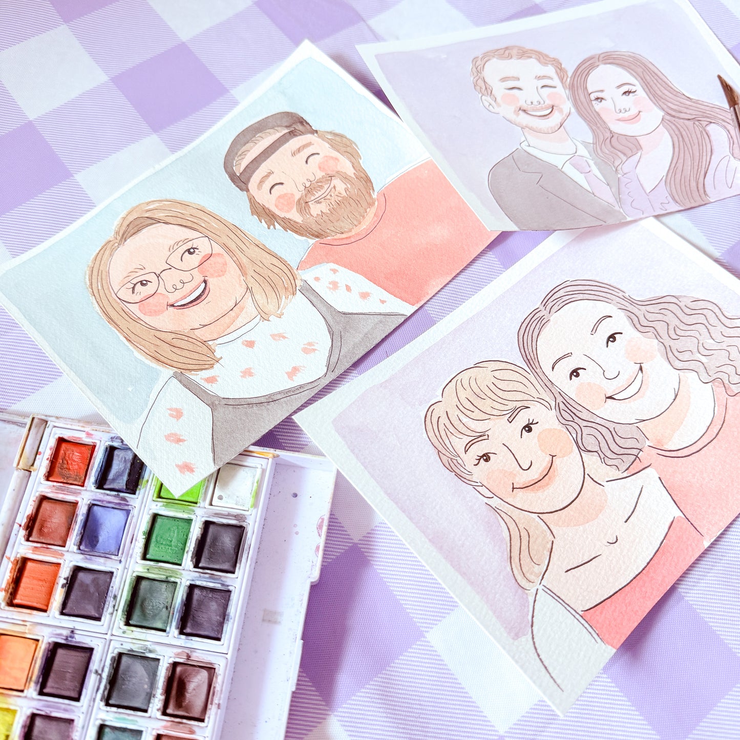 Watercolor Portraits