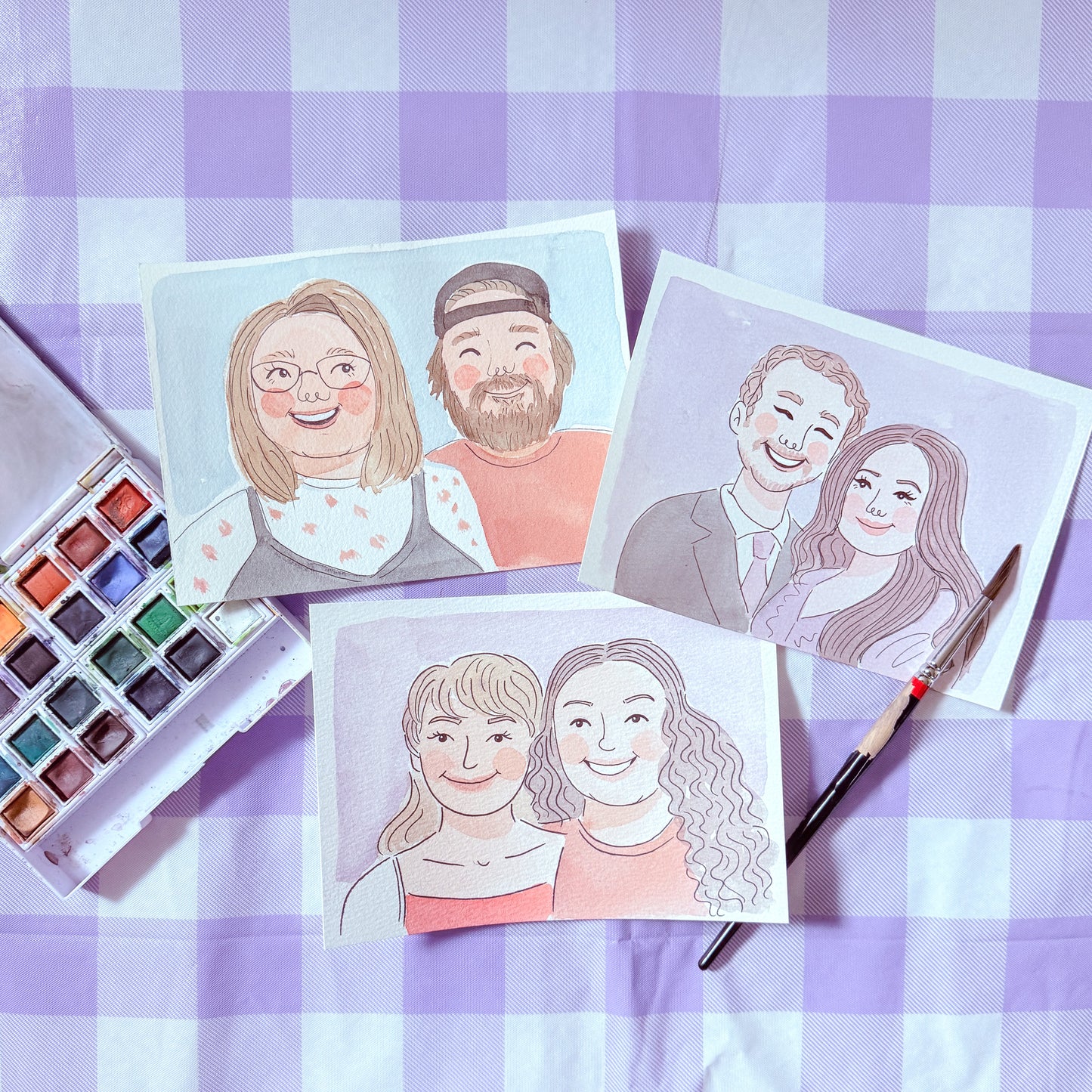 Watercolor Portraits