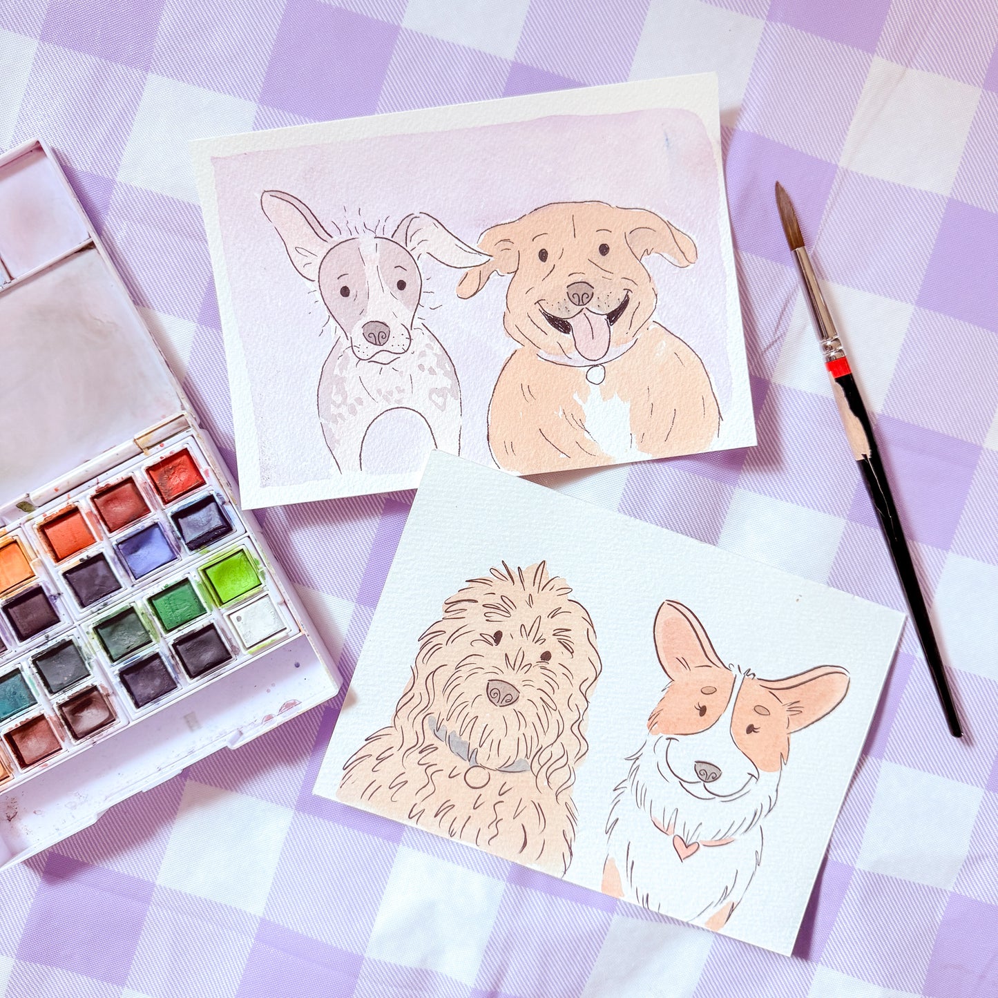 Watercolor Portraits