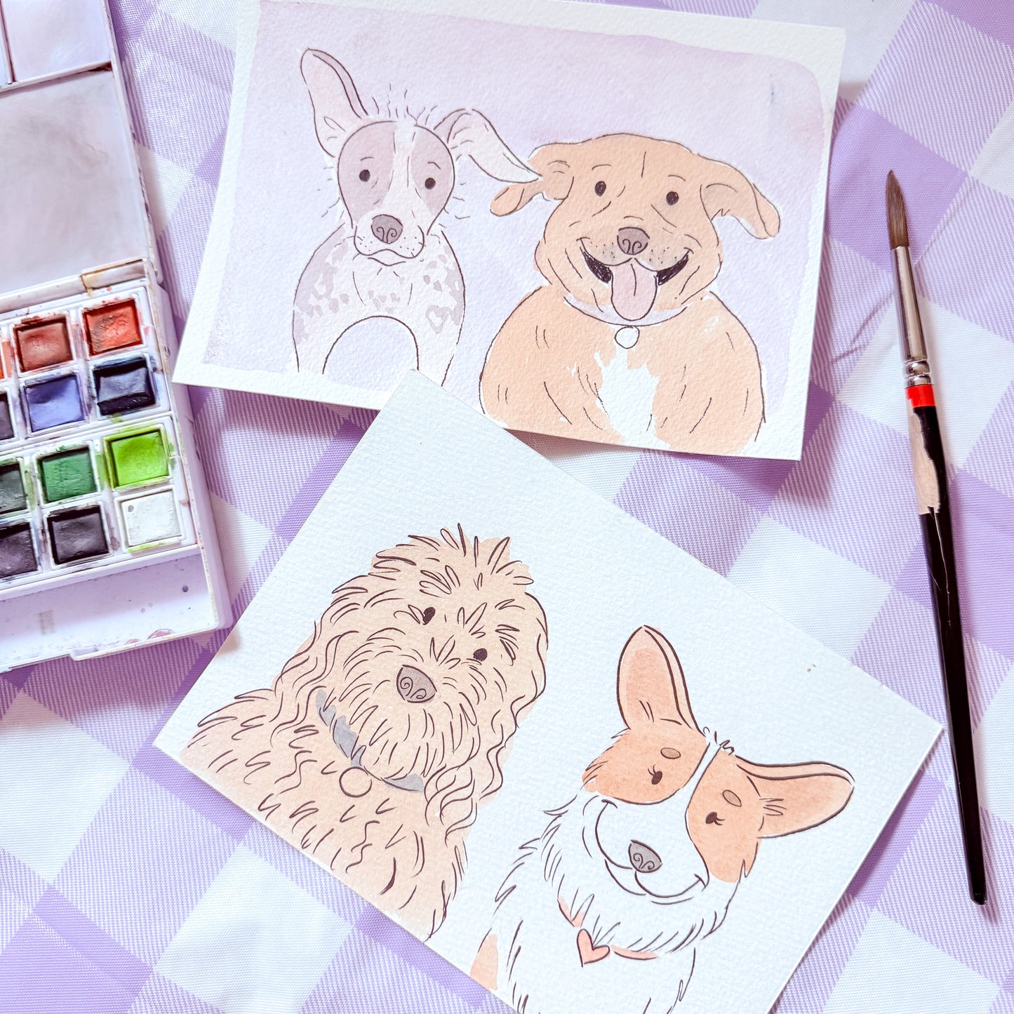 Watercolor Portraits