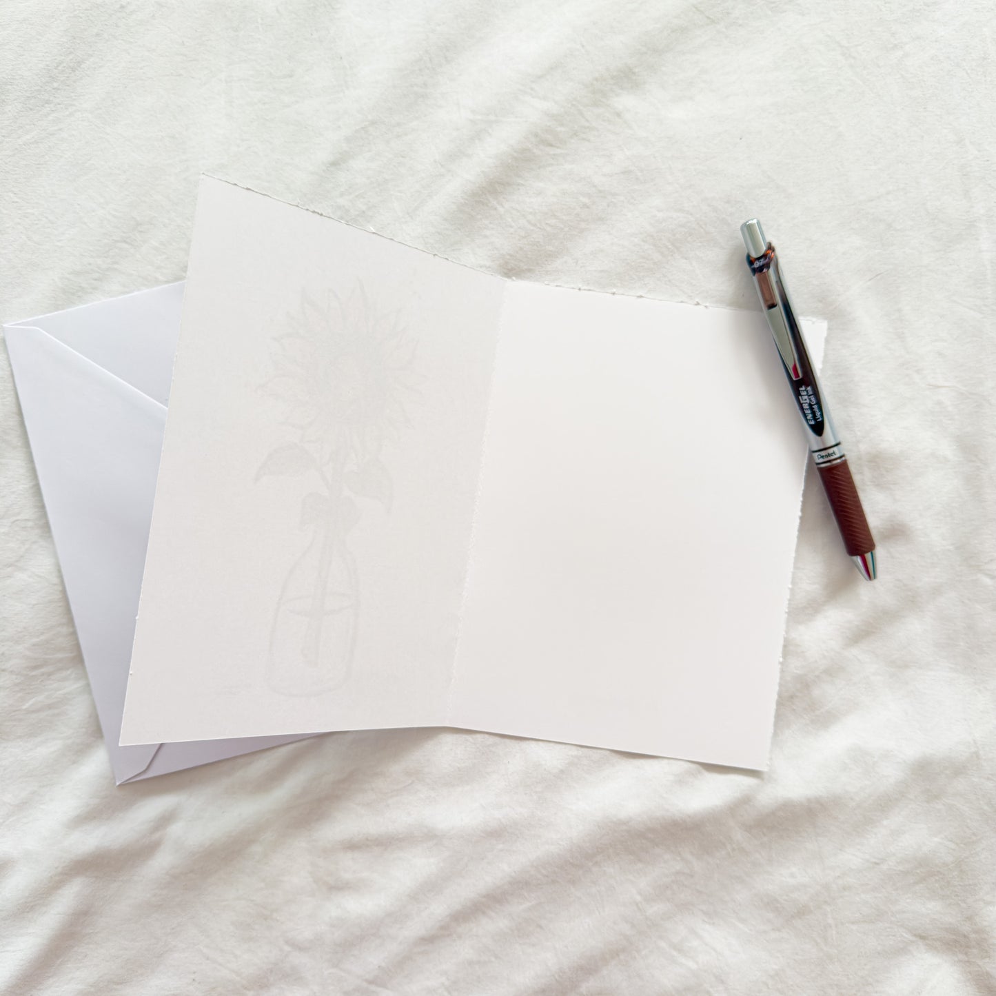 "Pumpkins & Leaves" 5x7 BLANK Greeting Card / Fine Art Print