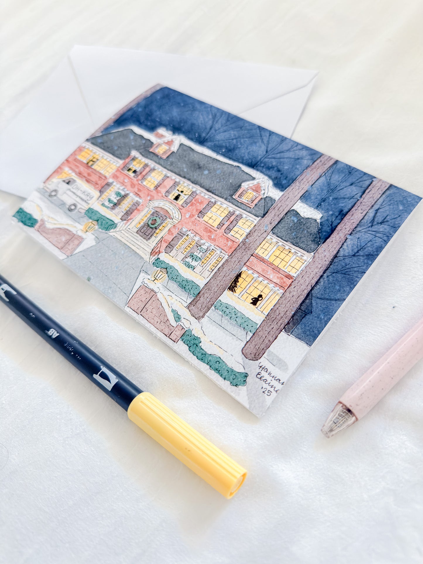 "Home Alone" 5x7 BLANK Greeting Card / Fine Art Print