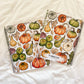 “Pumpkin & Leaves” 8x10 Lined Notebook