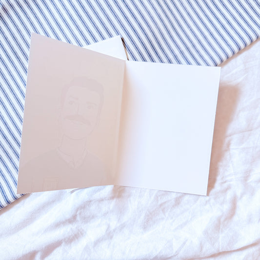 "Lavender Sheep" 5x7 BLANK Greeting Card / Fine Art Print