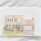 Custom Home Watercolor Artwork