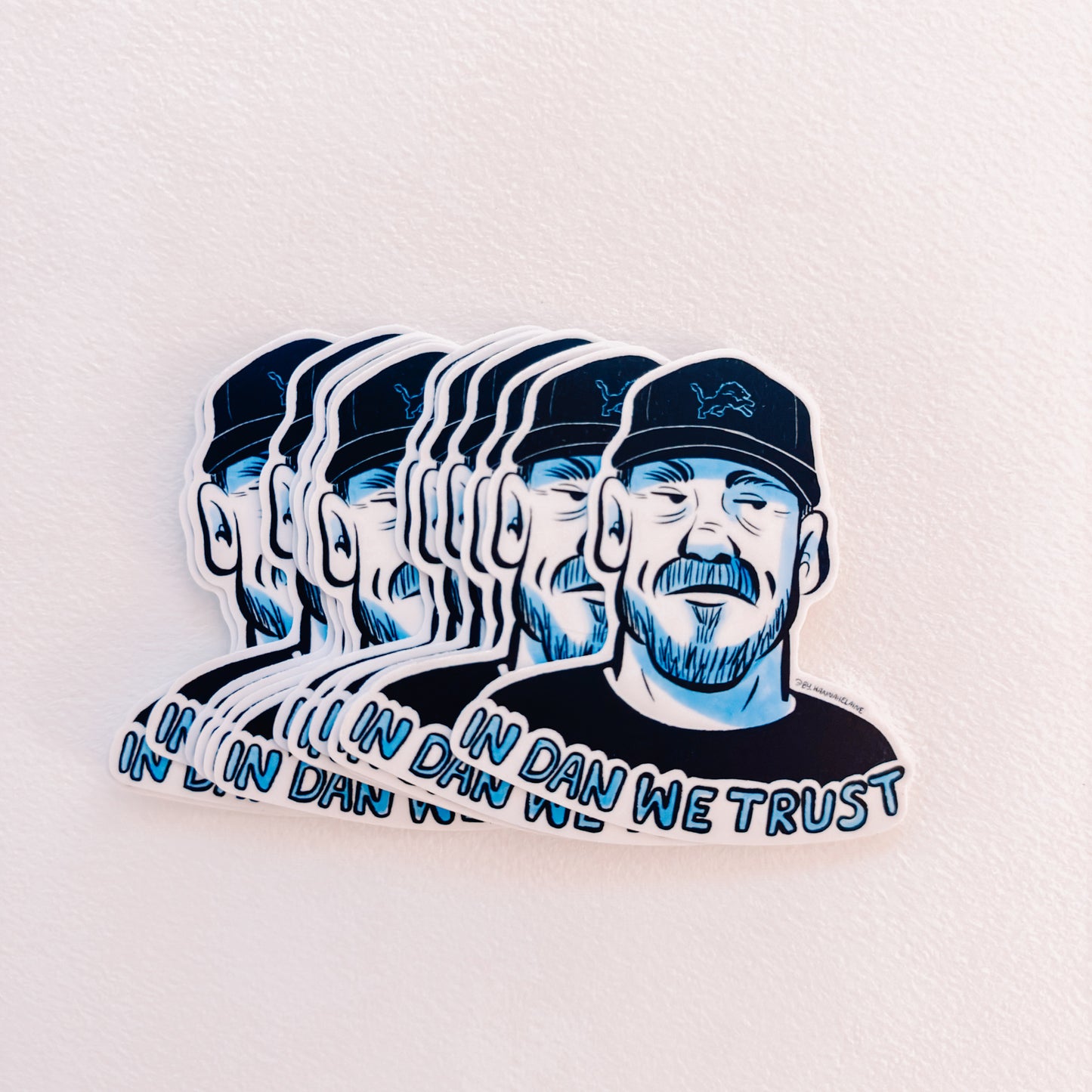 Dan Campbell Vinyl Sticker