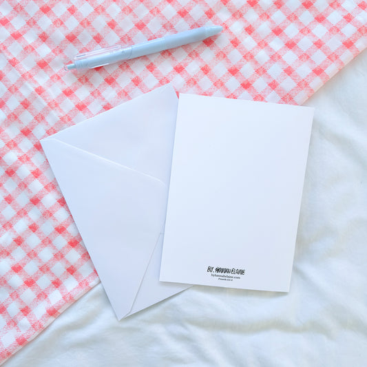 "Spring Chickens" 5x7 BLANK Greeting Card / Fine Art Print