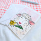 "Daffodil Sheep" 5x7 BLANK Greeting Card / Fine Art Print