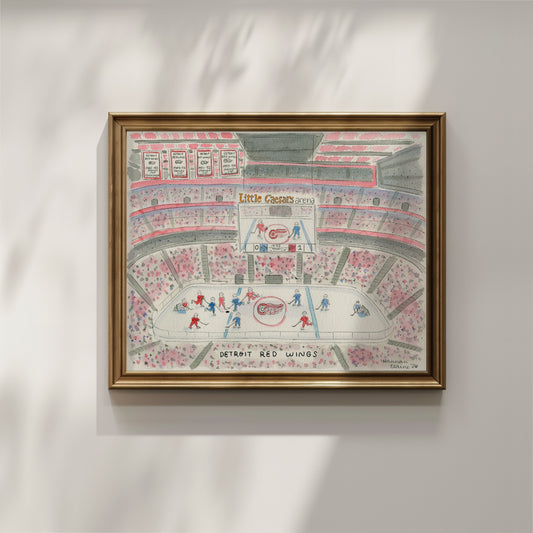 "Red Wings at LCA" Fine Art Print